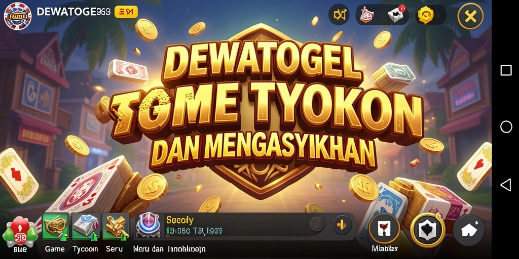 Tampilan gameplay menarik DEWATOGEL dengan manajemen taruhan.