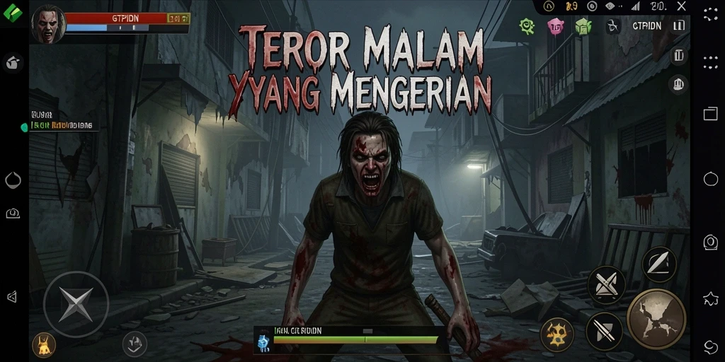 Gameplay menakutkan di GTPIDN yang membuat jantung berdegup kencang.