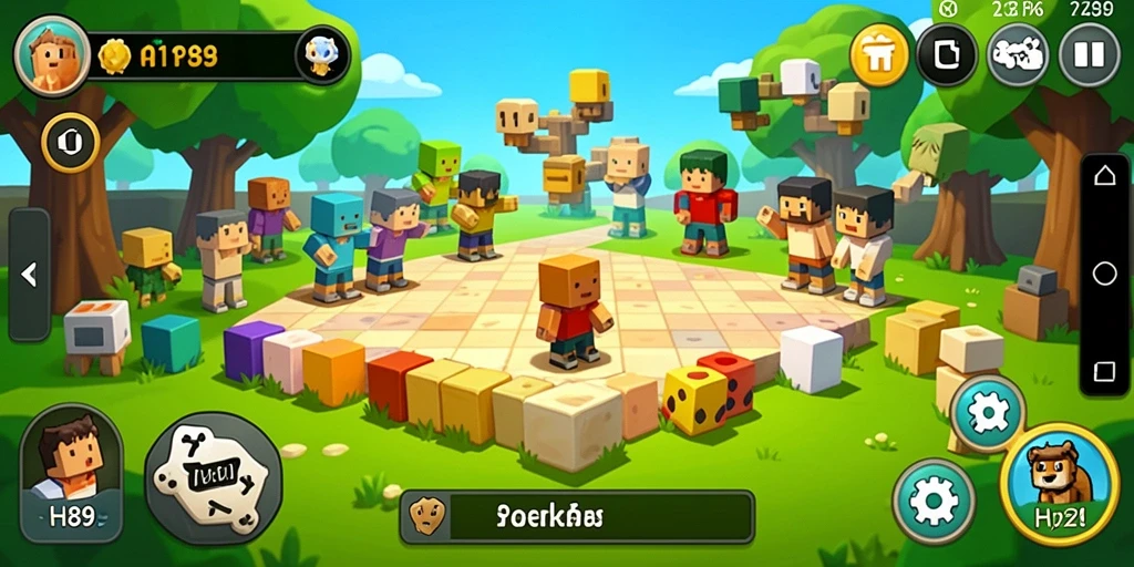 Tampilan gameplay H89 yang penuh warna dan menarik saat memecahkan teka-teki.