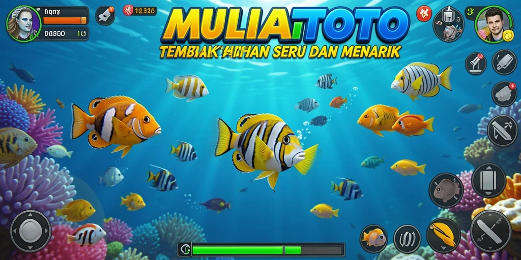 Tampilan menawan gameplay Tembak Ikan di MULIATOTO.