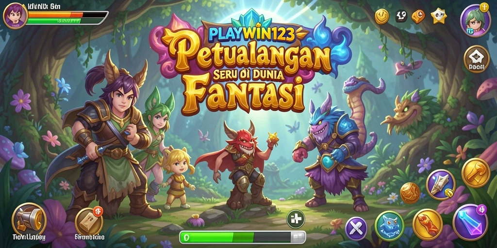 Tangkapan layar gameplay seru di dunia petualangan PLAYWIN123.