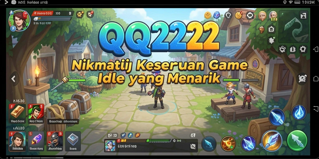 Tampilan gameplay QQ222 dengan elemen Idle yang menarik.