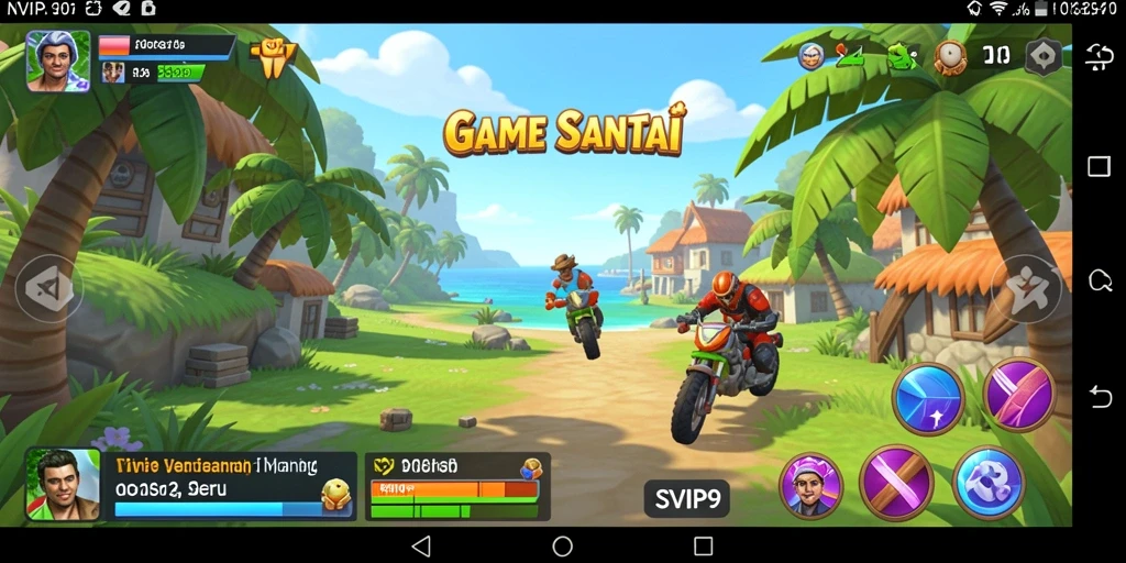 Tampilan menarik gameplay SVIP9 yang penuh warna dan tantangan.